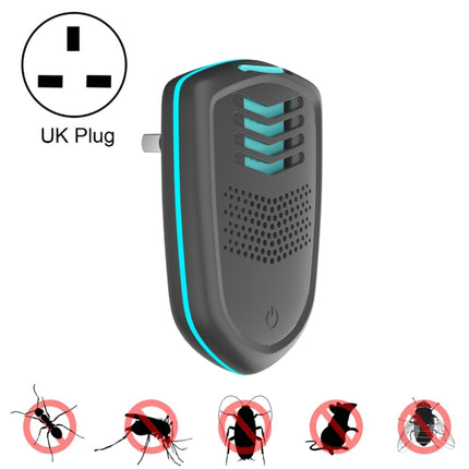Pest Repeller Ultrasonic Mosquito Repeller Incense Heating Plug-In Mouse Repeller UK Plug(Black)-garmade.com
