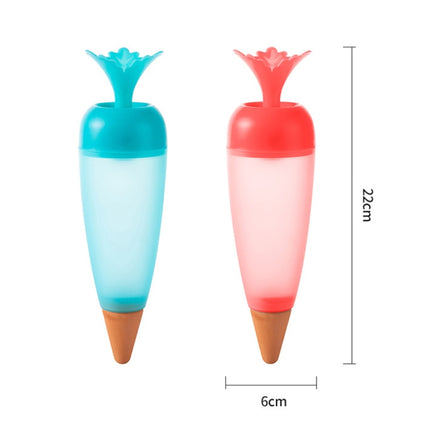 2 PCS Carrot-shaped Automatic Flower Watering Device Seepager(Red)-garmade.com