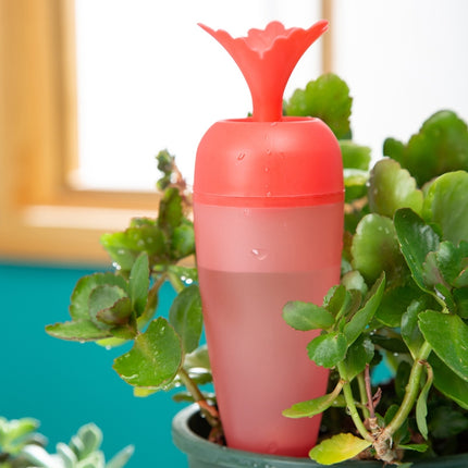 2 PCS Carrot-shaped Automatic Flower Watering Device Seepager(Red)-garmade.com