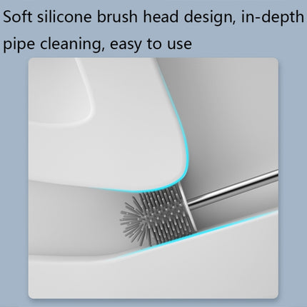 MT2 Silicone Double Brushs Head Toilet Brush Set, Colour: Landing Type-garmade.com