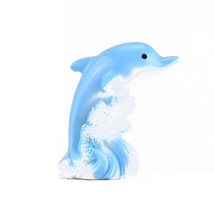 10 PCS Beach Ocean Series Resin Craft Ornament Dolphin-garmade.com