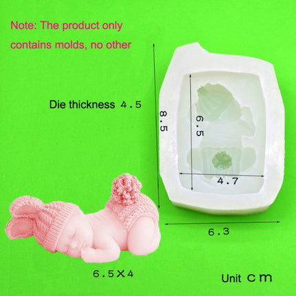 2 PCS Fondant Cake Chocolate Silicone Mold(Pink)-garmade.com