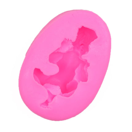 2 PCS Baby Styling Fondant Cake Chocolate Silicone Mold(Pink)-garmade.com