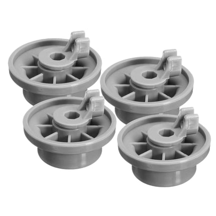 4 PCS Wheels for Bosch Siemens Neff 165314 Dishwasher Accessories(Light Grey)-garmade.com