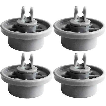 4 PCS Wheels for Bosch Siemens Neff 165314 Dishwasher Accessories(Light Grey)-garmade.com