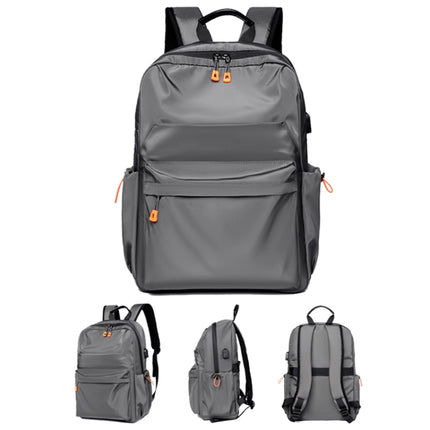 310 Men Business Casual Computer Backpack(Gray)-garmade.com