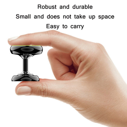 Car Aluminum Alloy Magnetic Mobile Phone Holder, Colour: Black (Luminous)-garmade.com