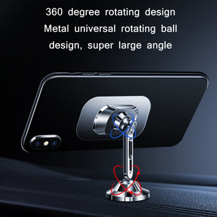 Multifunctional Suction Cup Car Magnetic Mobile Phone Holder, Colour: F56 Black-garmade.com