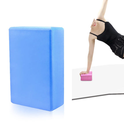 EVA Anti-slip Anti-compression Yoga Fitness Brick(Gemstone Blue)-garmade.com