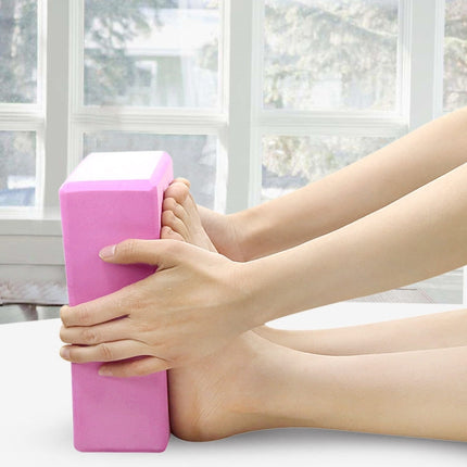 EVA Anti-slip Anti-compression Yoga Fitness Brick(Princess Pink)-garmade.com