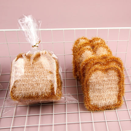 6 PCS / Bag Bread Shape Dish Towel Acrylic Polyester Dish Cloth-garmade.com