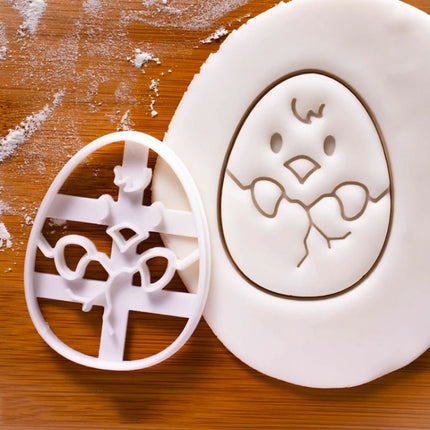 5 PCS BGMJ007 Cartoon Chick Bunny Cookie Mould(Chick)-garmade.com