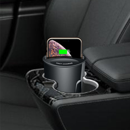 Car Cup 4 In 1 Wireless Charger Support 15W/10W/7.5W/5W Wireless Charging(X13)-garmade.com
