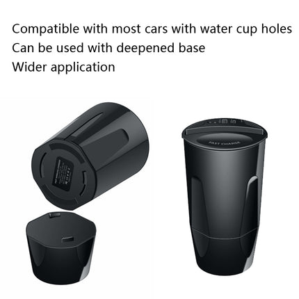 Car Cup 4 In 1 Wireless Charger Support 15W/10W/7.5W/5W Wireless Charging(X13)-garmade.com