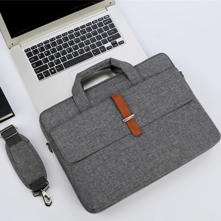 Multifunctional Wear-resistant Shoulder Handheld Laptop Bag, Size: 13 - 13.3 inch(Gray)-garmade.com