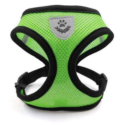 Pet Chest Strap Small Medium Dog Cat Breathable Dog Walking Vest, Size: S Chest Back(Green)-garmade.com