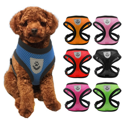 Pet Chest Strap Small Medium Dog Cat Breathable Dog Walking Vest, Size: S Chest Back(Green)-garmade.com