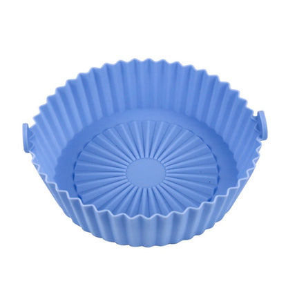 Air Fryer Special High Temperature Oil Absorption Silicone Pad, Colour: Large Sky Blue-garmade.com