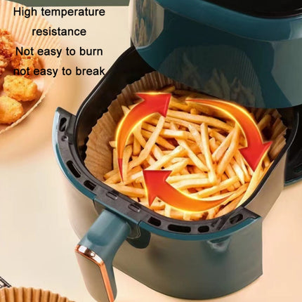 Home Air Fryer Baking Oil Absorbing Paper, Specification: Normal Color Boxed 100 PCS-garmade.com
