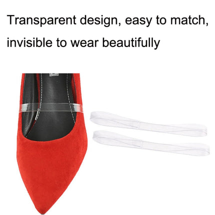 10 Pairs Invisible Transparent High Heels Anti-drop Laces(Transparent)-garmade.com