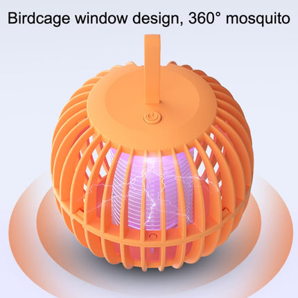 Pumpkin Night Light Mosquito Lamp USB Portable Shock Mosquito Trap(Orange)-garmade.com