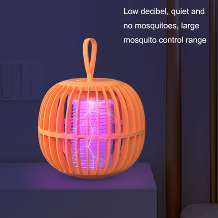 Pumpkin Night Light Mosquito Lamp USB Portable Shock Mosquito Trap(Orange)-garmade.com