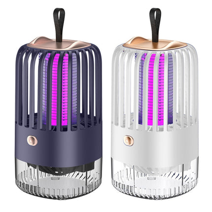 BG-005 Cage Shock Inhalation USB Mute Mosquito Repellent, Style: Dircet Charging Model(White)-garmade.com