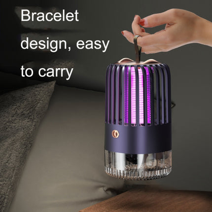 BG-005 Cage Shock Inhalation USB Mute Mosquito Repellent, Style: Dircet Charging Model(White)-garmade.com