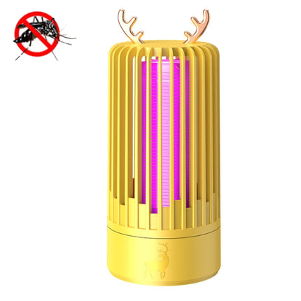Household Photocatalyst Mosquito Killer Interior USB Mute Shock Mosquito Lamp(Lemon Yellow)-garmade.com