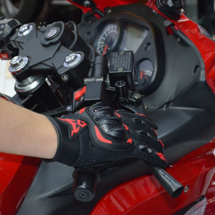 MOTOCENTRIC 13-MC-010 Touch Screen Motorcycle Breathable Gloves, Specification: L(Red)-garmade.com