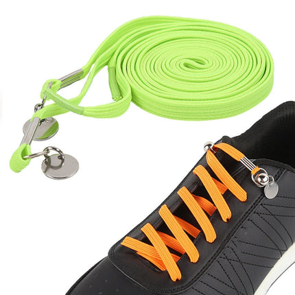 1 Pair Sports Casual Color Stretch Free Shoe Lace(Yellow)-garmade.com