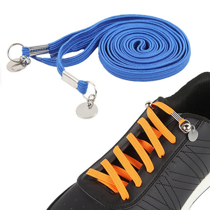 1 Pair Sports Casual Color Stretch Free Shoe Lace(Royal Blue)-garmade.com