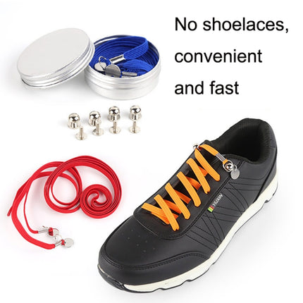 1 Pair Sports Casual Color Stretch Free Shoe Lace(Hot Pink)-garmade.com