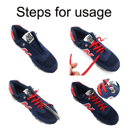 1 Pair Sports Casual Color Stretch Free Shoe Lace(Green)-garmade.com