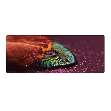 300x800x3mm Locked Large Desk Mouse Pad(4 Water Drops)-garmade.com