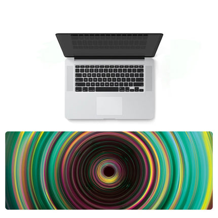 400x900x2mm Locked Large Desk Mouse Pad(3 Galaxy Tree)-garmade.com