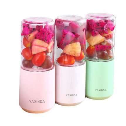 YAXINDA Mini Juicer Portable Home Dormitory USB Fruit And Vegetable Machine(Pink)-garmade.com