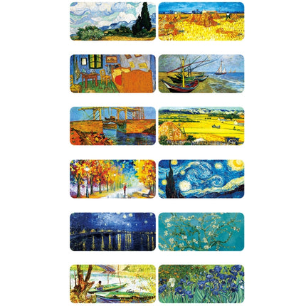 300x800x1.5mm Unlocked Am002 Large Oil Painting Desk Rubber Mouse Pad(Starry Night)-garmade.com
