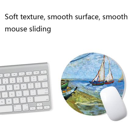 300x800x1.5mm Unlocked Am002 Large Oil Painting Desk Rubber Mouse Pad(Room)-garmade.com