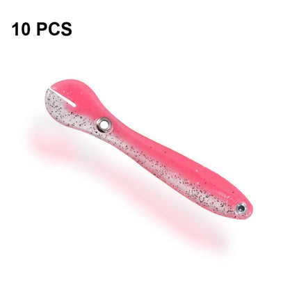 10 PCS Luya Bait Loach Bionic Bait Fishing Supplies, Specification: 6g / 10cm(Pink)-garmade.com