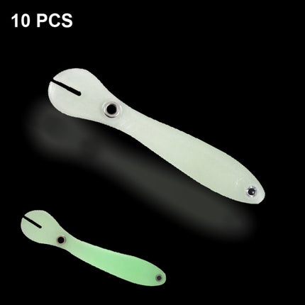 10 PCS Luya Bait Loach Bionic Bait Fishing Supplies, Specification: 6g / 10cm(Luminous)-garmade.com