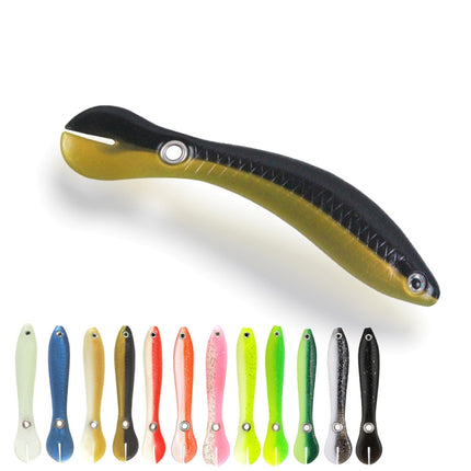 10 PCS Luya Bait Loach Bionic Bait Fishing Supplies, Specification: 6g / 10cm(Gold)-garmade.com