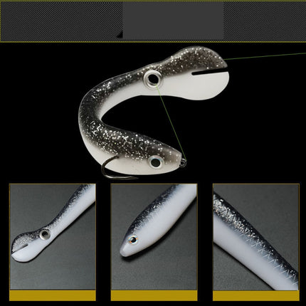 10 PCS Luya Bait Loach Bionic Bait Fishing Supplies, Specification: 2G / 6.7cm(Black and White)-garmade.com