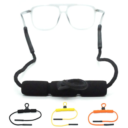 2 PCS Beach Snorkeling Floating Anti-drop Sports EVA Tube Sunglasses Chain Glasses Chain(Black)-garmade.com