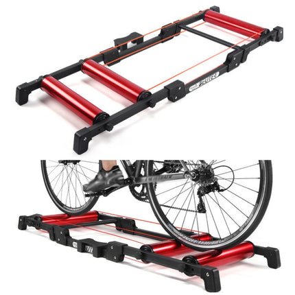 DEUTER GT-03 Adjustable Bicycle Roller Cycling Training Station(Red)-garmade.com