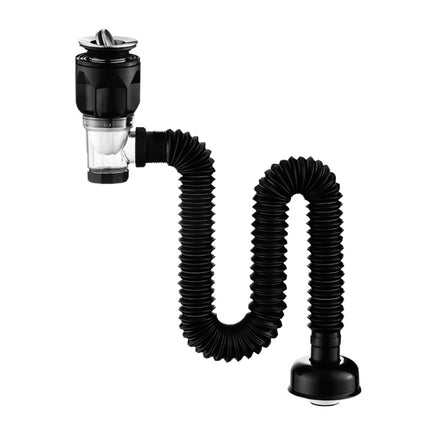 Household Deodorant Washbasin Water Pipe, Style: G Black Flap Universal-garmade.com