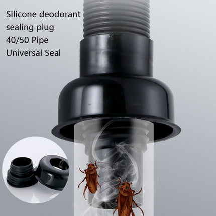 Household Deodorant Washbasin Water Pipe, Style: H Black Round Surface Bounce Universal-garmade.com