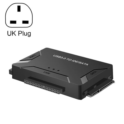 USB3.0 To SATA / IDE Easy Drive Cable Hard Drive Expanding Connector, Plug Specification: UK Plug-garmade.com