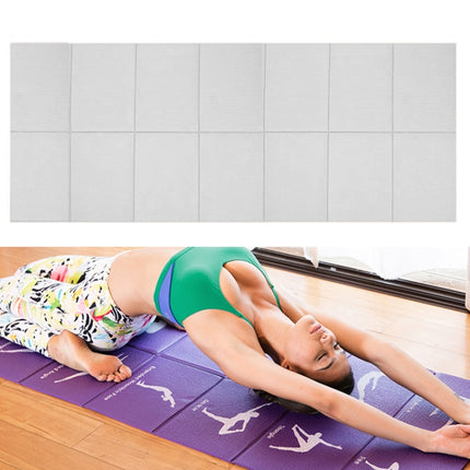 YM15C Portable Travel Thick Fold Yoga Pad Student Nnap Mat, Thickness: 3mm (Gray)-garmade.com
