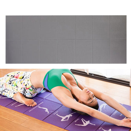 YM15C Portable Travel Thick Fold Yoga Pad Student Nnap Mat, Thickness: 8mm (Gray)-garmade.com